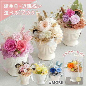 【楽天1位 ギフト】最短翌日着★今だけケース付♪ギフト プリザーブドフラワー フルレット 選べる 種類豊富 枯れない花 北欧風 アレンジ ナチュラル インテリア 豊富なカラー 5000円 誕生日 母の日 送別 新築祝い ギフト プレゼント 送料無料
