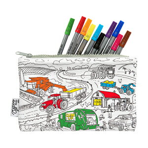 イートスリープドゥードル ペンケース eatsleepdoodle pencase イギリス 色塗り 塗り絵 知育 洗濯可 ペンケース 筆箱 お絵かき 世界地図 恐竜 フェアリーテール 宇宙 塗り絵セット インテリア おし