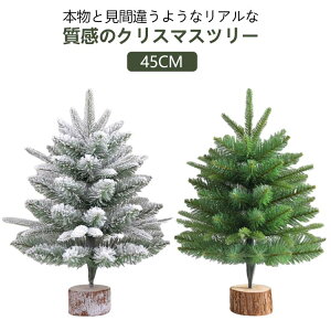 クリスマスツリー リアル ミニツリー 棚上 ミニ 小型 北欧 テーブルツリー クリスマスツリー 45cm 小さい シンプル 玄関 モミの木 ヌードツリー クリスマス飾り ミニツリー おしゃれ 樅 高級