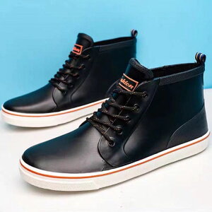 レディース 防水 レインシューズ レースアップ スニーカー 雨靴 メンズ レインスニーカー レインスニーカー 防滑 レインブーツ ショート ハイカット 長靴 歩きやすい 滑らない 防水ブーツ