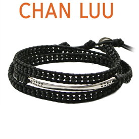 チャンルー ブレスレット CHANLUU ストーンビーズミックス 3連ラップブレスレット メンズ チャンルー CHANLUU MAT ONX-NBLK/オニキス BSM-1576-BLACK ブラック【215111415】