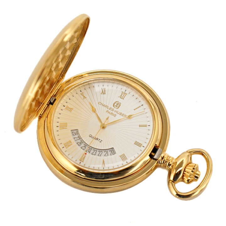楽天市場】チャールズ ヒューバート CHARLES HUBERT 懐中時計 47mm 