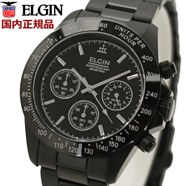 楽天市場】ELGIN(エルジン) 腕時計 メンズ ウォッチ クロノグラフ
