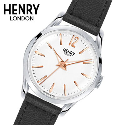 【ヘンリーロンドン】HENRYLONDON腕時計25mmレディース牛革ベルトホワイトヘンリーロンドンHENRYLONDONハイゲートHighgateHL25-S-0113