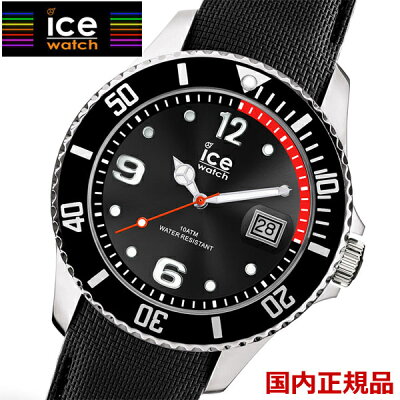 【クリーナープレゼント】【国内正規品】アイスウォッチICEWATCH腕時計ICESteelアイススチールブラックラージ男性用015773