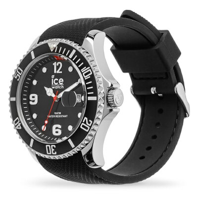 【クリーナープレゼント】【国内正規品】アイスウォッチICEWATCH腕時計ICESteelアイススチールブラックラージ男性用015773