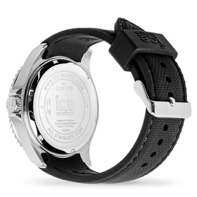 【クリーナープレゼント】【国内正規品】アイスウォッチICEWATCH腕時計ICESteelアイススチールブラックラージ男性用015773