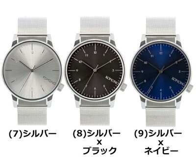 【国内正規品】【1年保証】【クリーナープレゼント】KOMONOコモノ腕時計WinstonRoyaleウィンストンロイヤルメンズ・レディース/ユニセックスメッシュベルトKOMONOコモノ