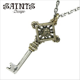 【ポリッシュクロスプレゼント】【SAINTS Design セインツ デザイン】アンティークキーシリーズ・ジーザス ネックレス/ペンダント シルバー925製 SSP3-240【送料無料】