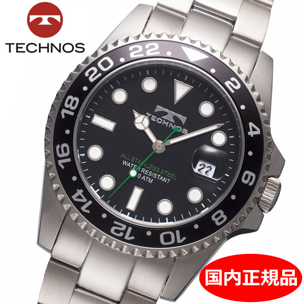 【テクノス】 TECHNOS 腕時計 メンズ 10気圧防水 TSM412SB | Bell Field