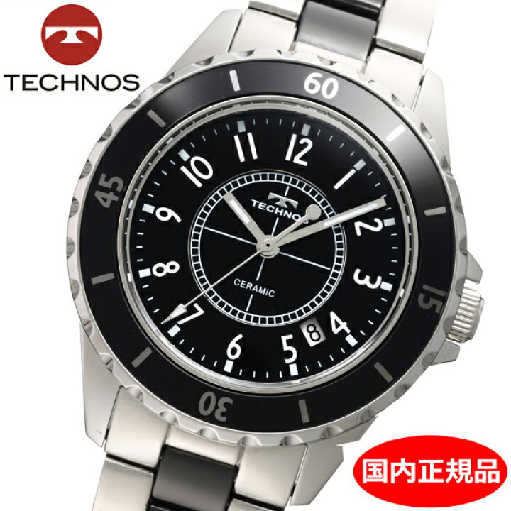 楽天市場 テクノス Technos 腕時計 メンズ ステンレス X セラミック製ベルト Tsm917tb Bell Field
