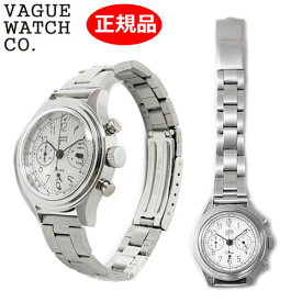 【クリーナープレゼント】【正規品】VAGUE WATCH Co. ヴァーグ ウォッチ カンパニー 腕時計 2EYES（ツーアイズ）AG クロノグラフ ステンレスベルト メンズ レディース ユニセックス 2C-L-005-AGWH