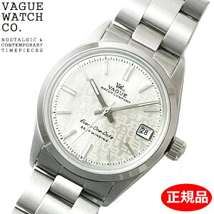 �y���{���zVAGUE WATCH Co. ���@�[�O�E�H�b�` �J���p�j�[ �r���v Every-One-Date �@�B�� �������� �f�C�g�J�����_�[�t�� �I�[�g�}�`�b�N �V���o�[������ E1-L-003�y���K�i�z�y�N���[�i�[�v���[���g�z