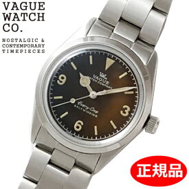 【クリーナープレゼント】【正規品】VAGUE WATCH Co. ヴァーグウォッチ カンパニー 腕時計 Every-One 機械式 自動巻き オートマチック ブラウン文字盤 E1-L-002-SB