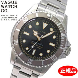 【クリーナープレゼント】VAGUE WATCH Co. ヴァーグ ウォッチ カンパニー 腕時計 GRY FAD（グレーフェド 機械式 自動巻き オートマチック ブラック文字盤 GF-L-001【正規品】
