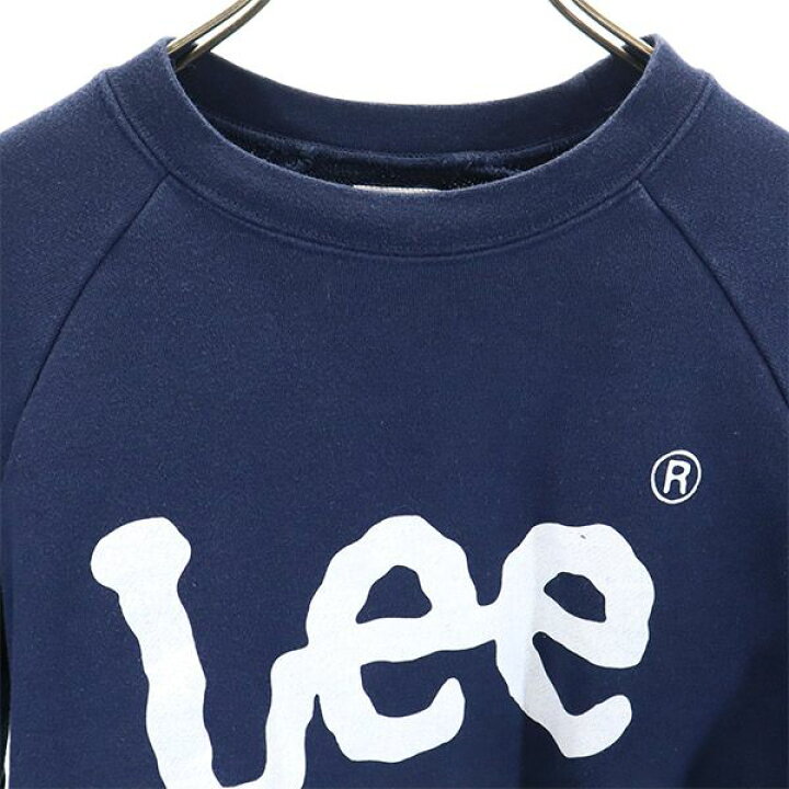 楽天市場】古着 リー Lee 長袖 トレーナー M ネイビー スウェット 