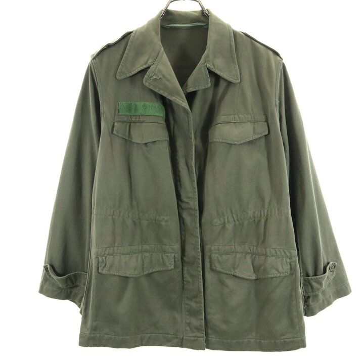 楽天市場】古着 フランス軍 60s ミリタリージャケット カーキ FRENCH  