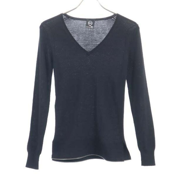 楽天市場】アレキサンダーマックイーン Vネック ニット XS 黒  