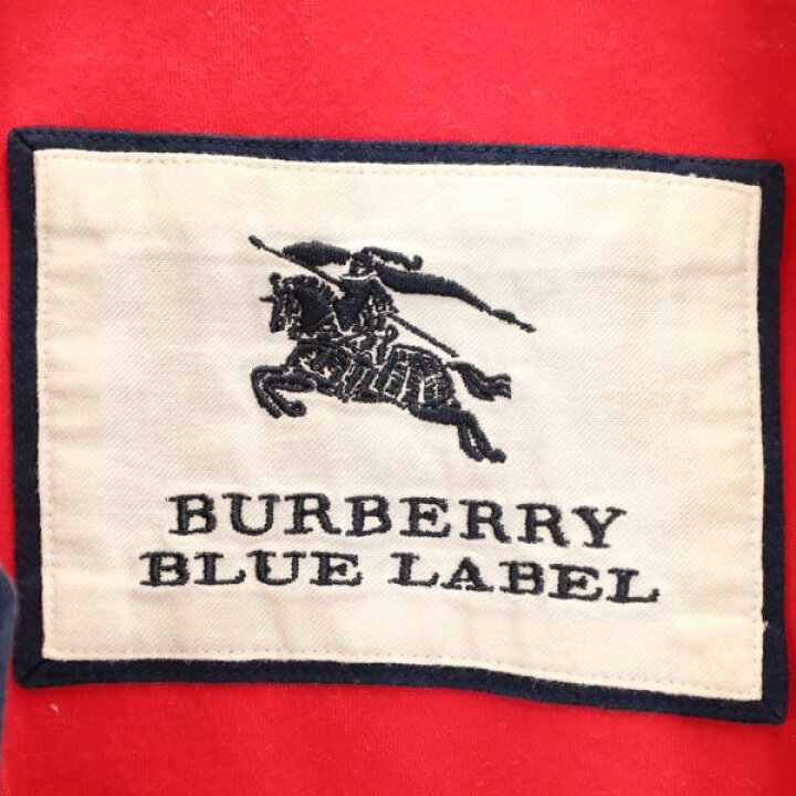 楽天市場】バーバリーブルーレーベル 五分袖 ロゴ刺繍 