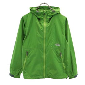 ザノースフェイス NPW16970 ナイロンジャケット M グリーン THE NORTH FACE アウトドア フード 収納袋付き レディース 【中古】 【230923】