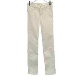 リーバイスプレミアム スキニー デニムパンツ W24 ホワイト LEVI&#039;S PREMIUM ビッグE ジーンズ ストレッチ レディース 【中古】 【230605】