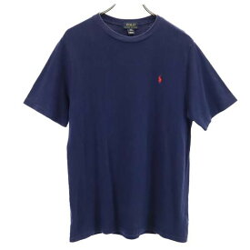 ポロラルフローレン ロゴ刺繍 半袖 Tシャツ XL(18-20） ネイビー系 POLO RALPH LAUREN キッズ 【中古】 【230517】 メール便可