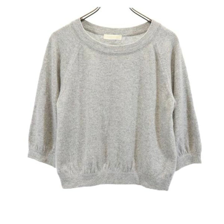 楽天市場】ユニクロ カシミヤ100％ 7分袖 セーター M グレー系 UNIQLO 