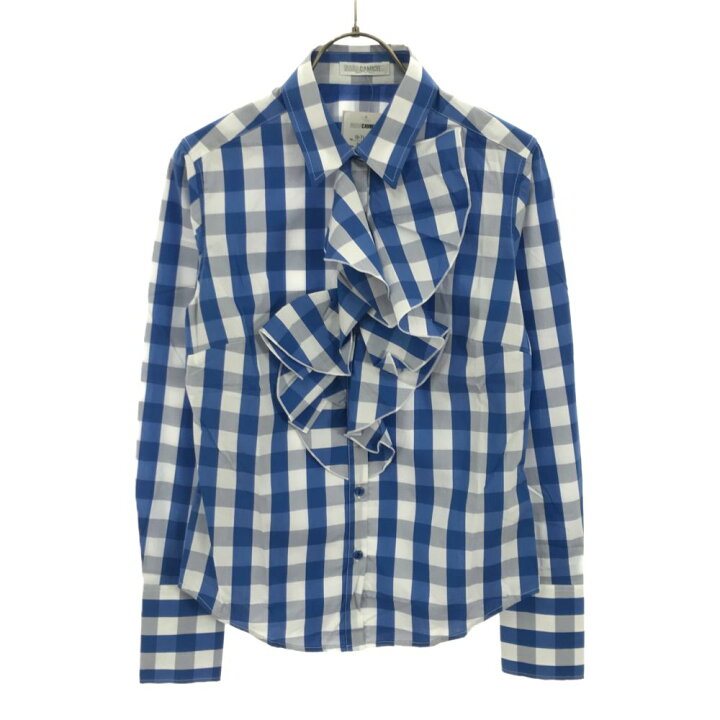 楽天市場】未使用 ナラカミーチェ イタリア製 チェック 長袖 フリル  