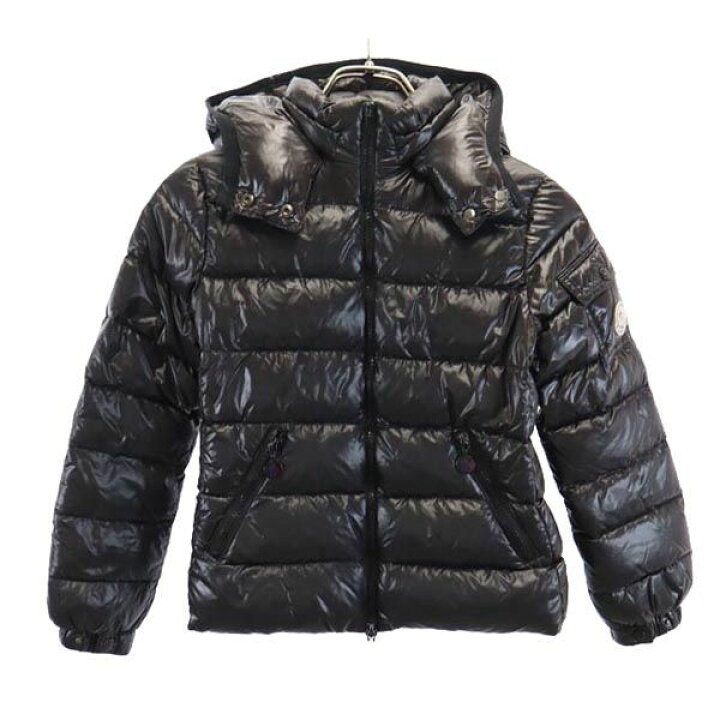 楽天市場】古着 モンクレール MONCLER ダウンジャケット 128cm 黒 ロゴ  