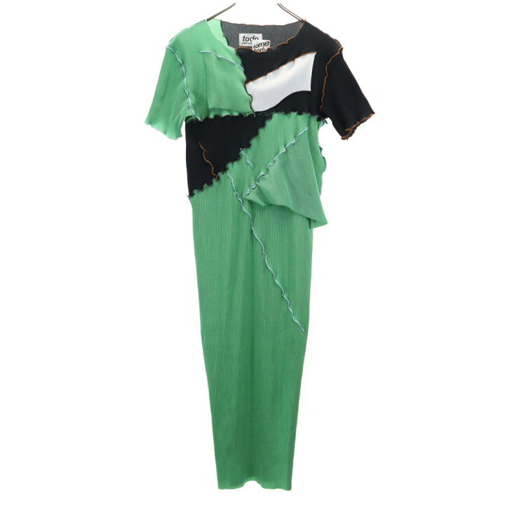 楽天市場】コトハヨコザワ 日本製 半袖 ロングワンピース グリーン系  