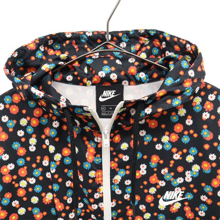 楽天市場】ナイキ 花柄 ウインドブレーカー XL ブラック NIKE 