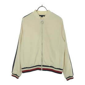 トミーヒルフィガー ジップジャケット M ホワイト系 TOMMY HILFIGER ブルゾン レディース 【中古】 【240418】