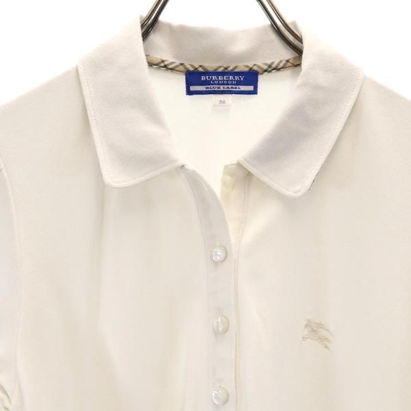 バーバリー 白ポロシャツ38 新品 - ポロシャツ