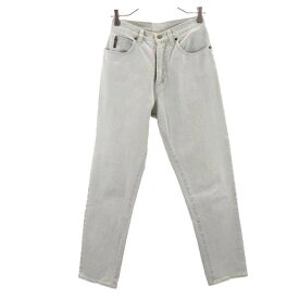 アルマーニジーンズ イタリア製 テーパードデニムパンツ w28 グレー系 ARMANI JEANS ジーンズ レディース 【中古】 【240422】