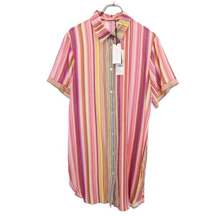 楽天市場】未使用 キアラフィオリーニ ストライプ柄 ワンピース 9  