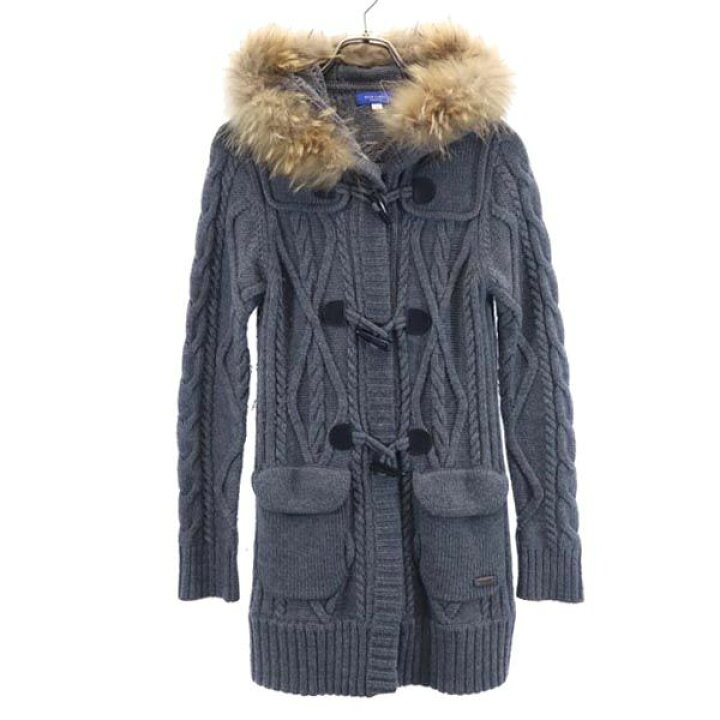 楽天市場】ブルーレーベルクレストブリッジ フード付き ニット  