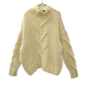 ザラニット ハイネック 長袖 ニット S ホワイト ZARA KNIT セーター レディース 【中古】 【230203】