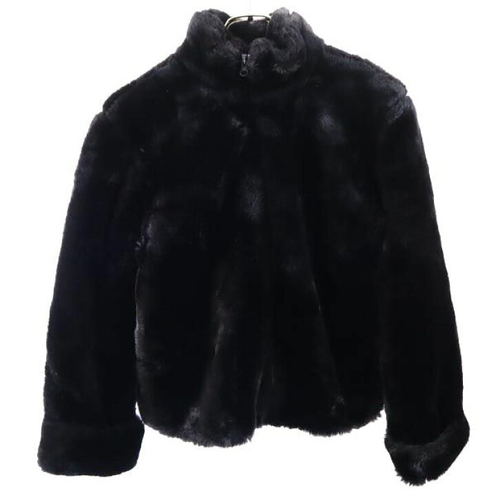 楽天市場】古着 GAP ギャップ ファー ジャケット XXL ブラック キッズ  