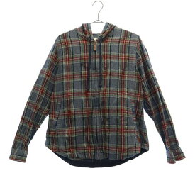 エルエルビーン チェック柄 ジップ ジャケット XS レッド×グレー L.L.Bean アウトドア パーカー レディース 【中古】 【230217】