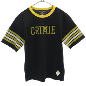 クライミー 日本製 ワッペン 半袖 Tシャツ SMALL ブラック The Crimie ロゴ レディース 【中古】 【230730】 メール便可