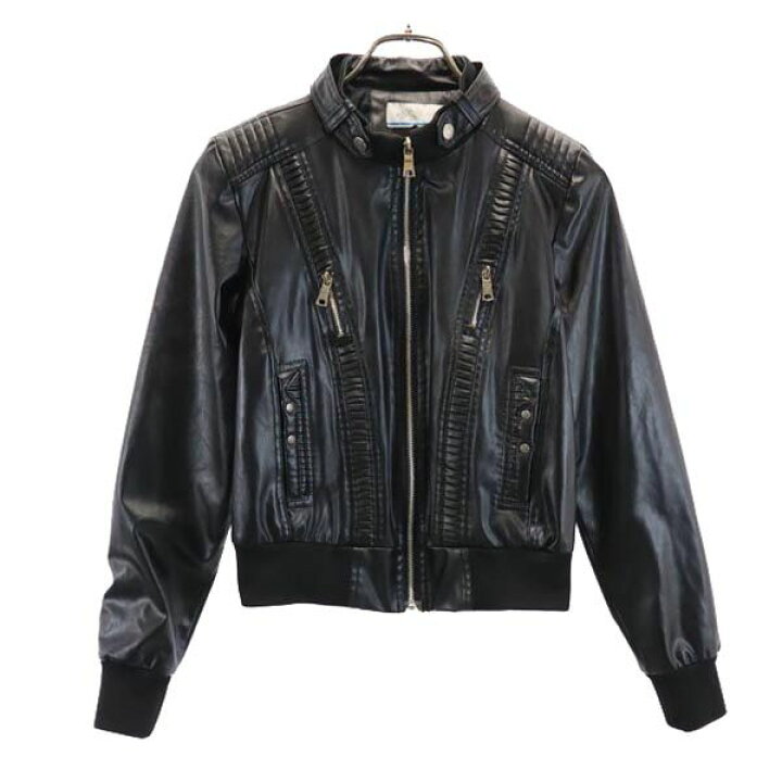 楽天市場】コロンビア フェイク レザージャケット XL ブラック 