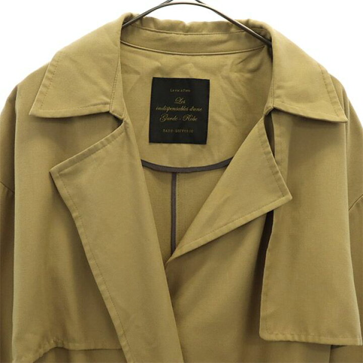 楽天市場】ギャルドローブ トレンチコート 38 ブラウン Garde-robe  