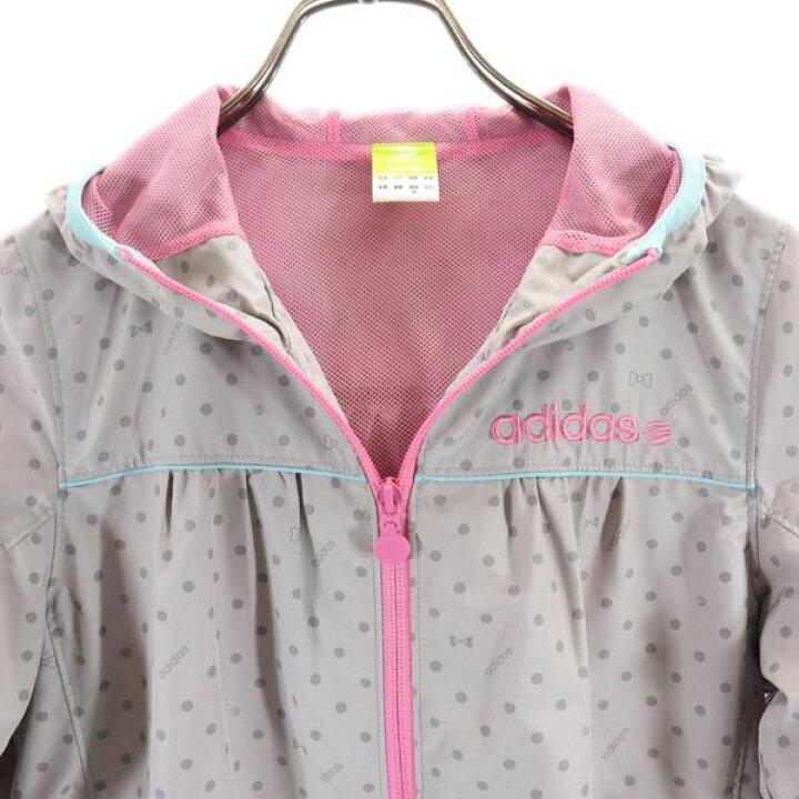 楽天市場】アディダス ドット柄 ウインドブレーカー M グレー系 adidas 