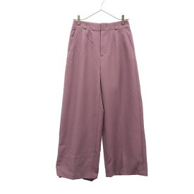 グリーンレーベルリラクシング ワイドパンツ 38 パープル GREEN LABEL RELAXING UNITED ARROWS レディース 【中古】 【240122】