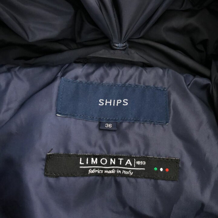 楽天市場】シップス LIMONTA 長袖 リモンタ ダウンコート 36 ネイビー