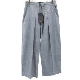 古着 未使用 Y-3 ワイスリー スラックスパンツ XS グレー ウエストゴム メンズ 【中古】 【PD】