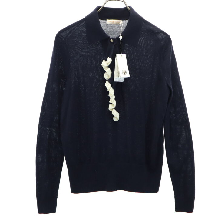 楽天市場】古着 未使用 トリーバーチ Tory Burch 長袖 フリル セーター  