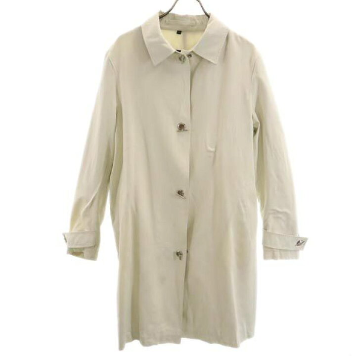 楽天市場】古着 BURBERRY バーバリー ロングコート アイボリー系  