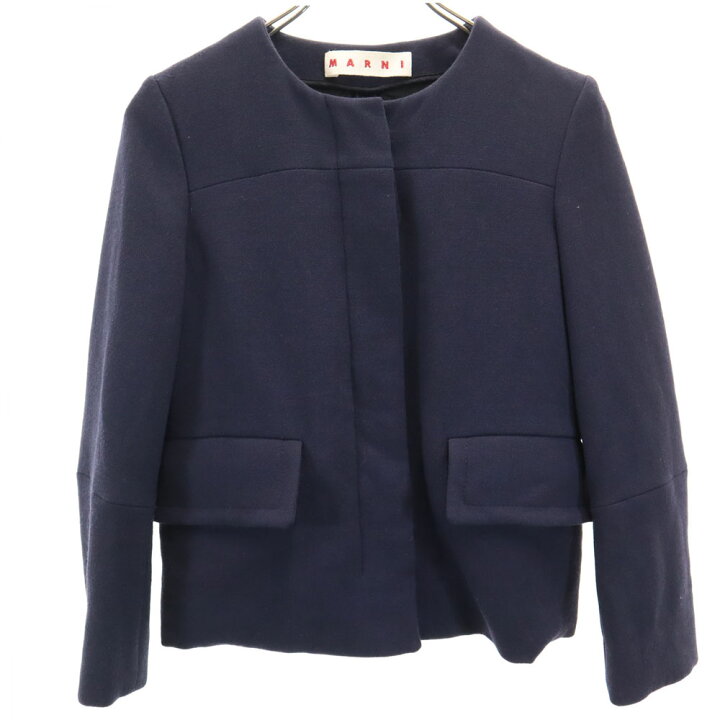 楽天市場】古着 マルニ MARNI イタリア製 ウール ノーカラー  
