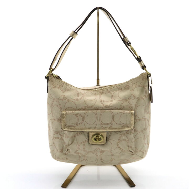楽天市場】古着 COACH コーチ B1294-F19189 ペネロピ リネン 